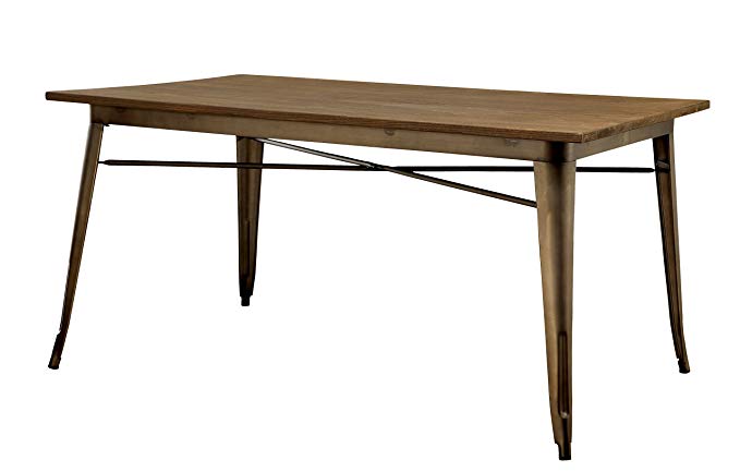 Furniture of America Cadiz Industrial Dining Table