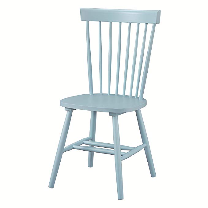 Emmett Dining Side Chair in Light Blue (Set of 2) by Coaster