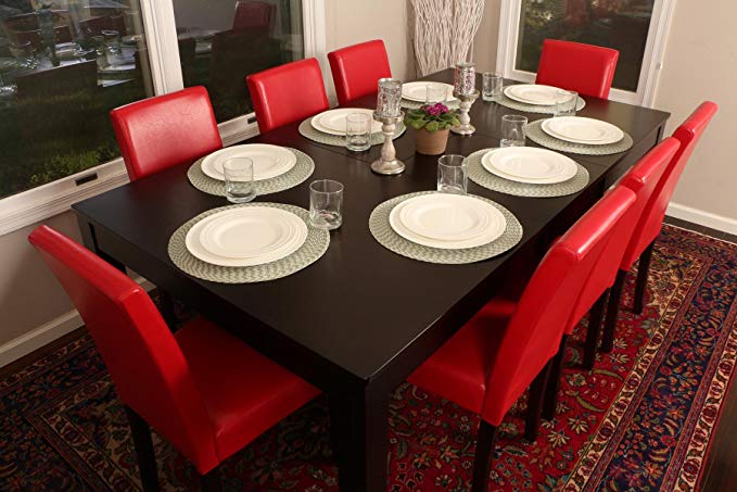 Formal 9 Piece - 8 Person Butterfly Extension Table 42