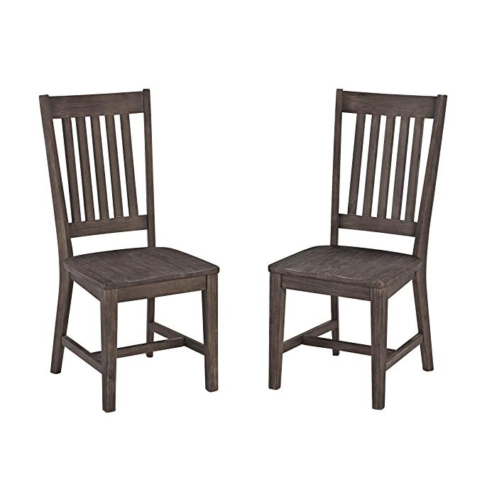 Home Styles Concrete Chic Dining Chair Pair