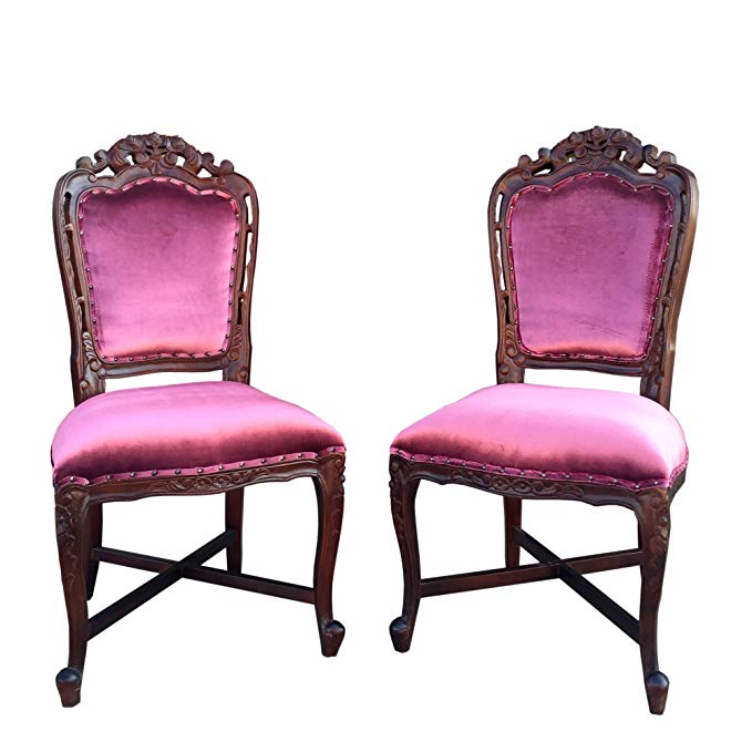 D-ART French Victorian Dining Side Chairs (2pcs-Set)