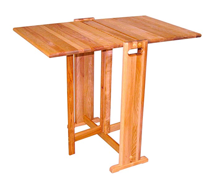 Catskill Craftsmen Fold-A-Way Butcher Block Table