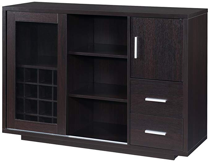 ioHOMES Thandie Dining Buffet and Wine Cabinet, Cappuccino