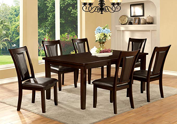 Furniture of America Simone 7-Piece Contemporary Dining Set