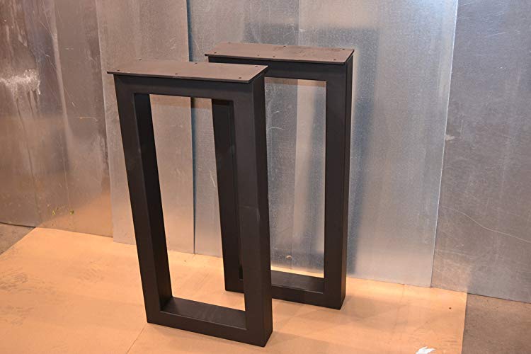 Metal Table Legs, Rectangular Style - Any Size and Color!