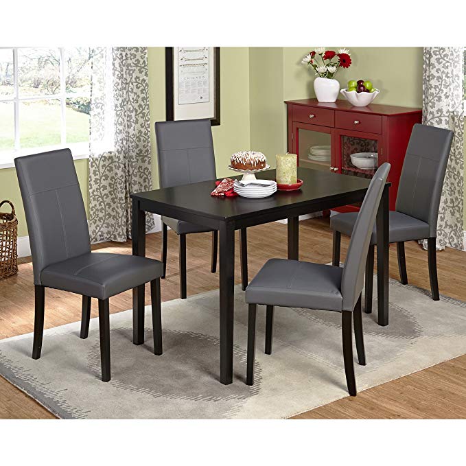 Dining Tables Set This 5 Piece Dining Room Furniture Set Is Elegant for Any Dining Room Area, Dining Chairs Are Very Comfortable and Set Is Made From Solid Wood.