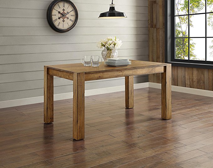 Better Homes and Gardens Bryant Dining Table, Rustic Brown