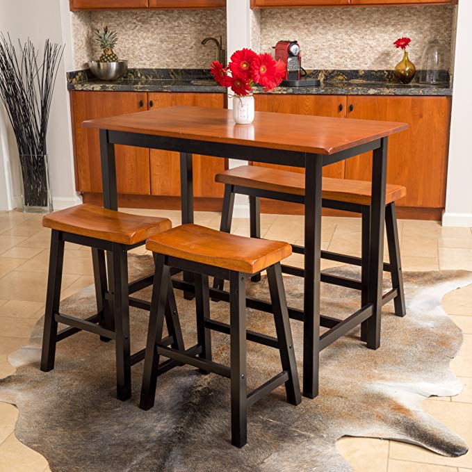 Denise Austin Home Toluca 4-piece Wood Dining Set