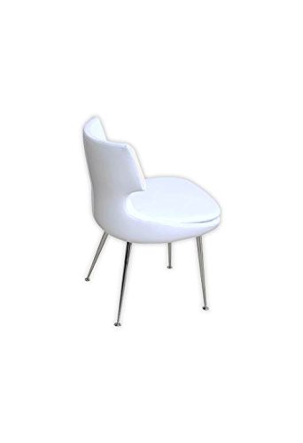 Patara Chair - Set of 2 (White Leatherette)