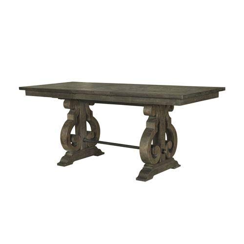 Magnussen Furniture Rectangular Counter Height Table in Weathered Pine