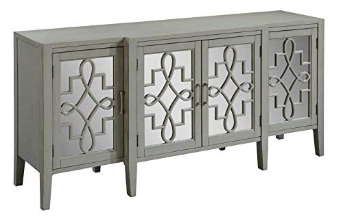 Treasure Trove Accents 16830 Four Door Media Credenza, 72