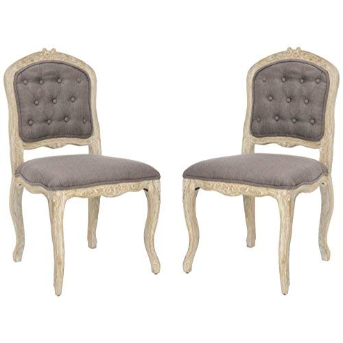 Safavieh Set Of 2 Carissa Side Chairs, Light Brown