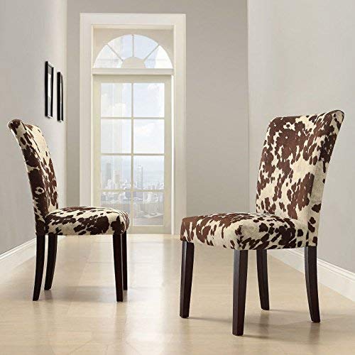 Home Creek Julian Cowhide-Print Side Chair - Set of 2