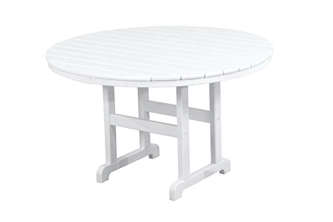 POLYWOOD Round Dining Table, 48-Inch