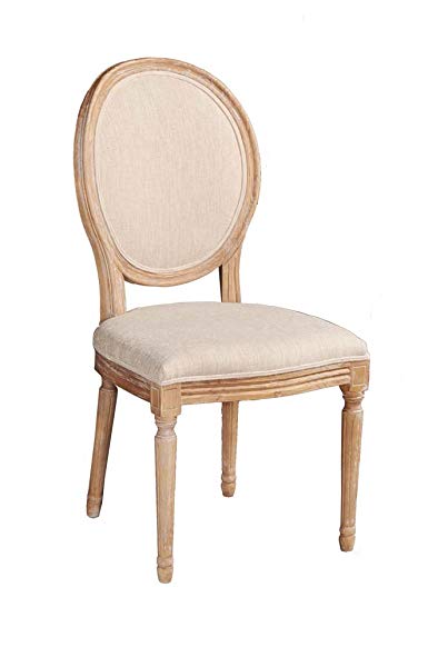 Manchester Dining Chair in Light Natural Brown Finish - Set of 2