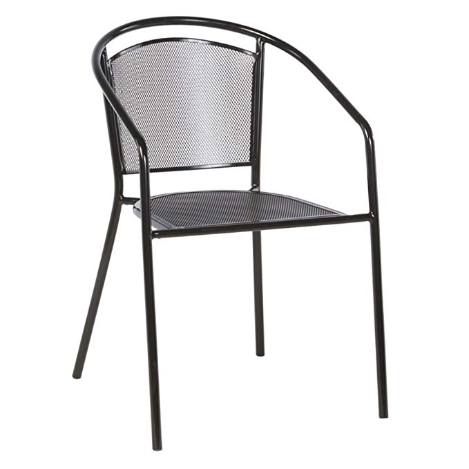 Alfresco Home Martini Cafe Stackable Patio Dining Chair (Set of 4)