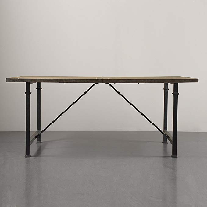 Madison Park Cirque Dining Table with Metal Legs, 72