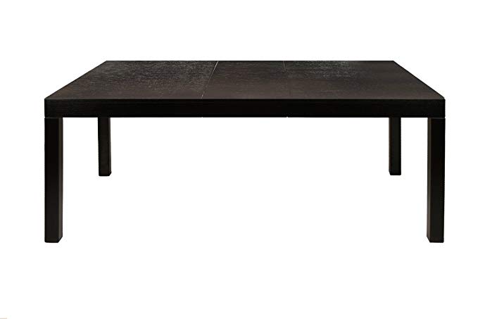 Furniture of America Roque Rectangular Dining Table with Removable Leaf, Espresso