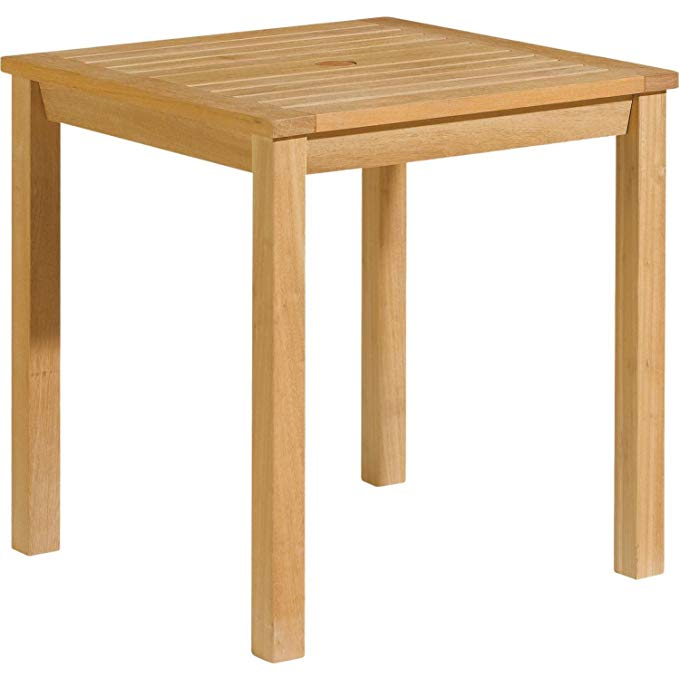 Oxford Garden Hampton 28-Inch Square Shorea Dining Table