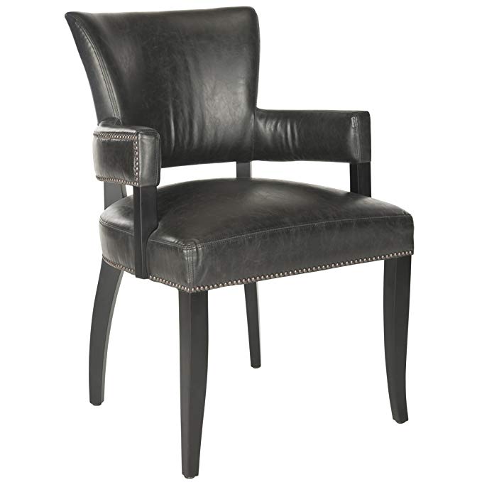 Safavieh Mercer Collection Desa Arm Chair, Antique Brown