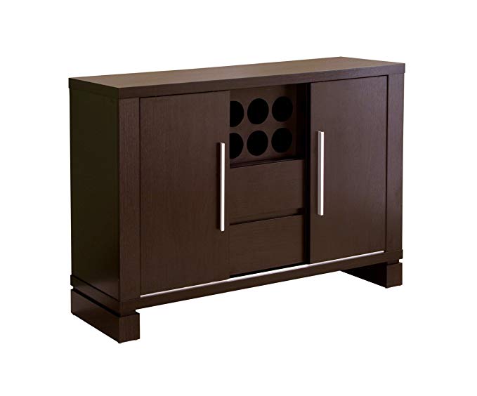 ioHOMES Studio Buffet with Wine Holder, Cappuccino