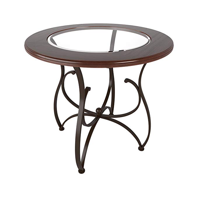 CorLiving DJS-923-T Jericho Dining Table, Warm Brown