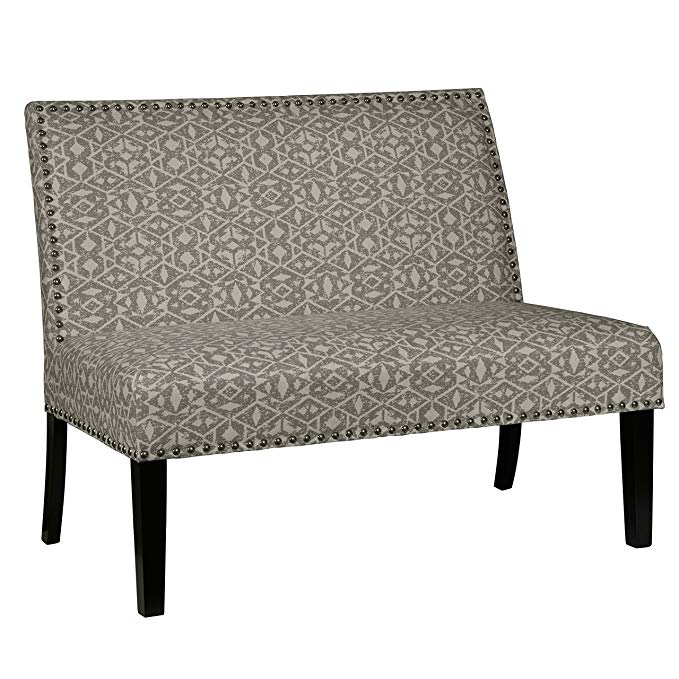 Pulaski DS-2183-400-490 Home Comfort Tribal Print Upholstered Settee Accent Chair, 48.5